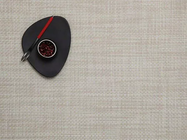 Chilewich Basketweave Khaki 4stk 2 Chilewich Basketweave Khaki 4stk - Bild 2