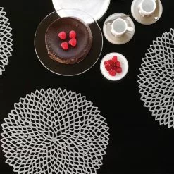 Chilewich Dahlia Porslin Gunmetal 4st -Köksknivar Försäljning 1200x900 dahlia gunmetal min