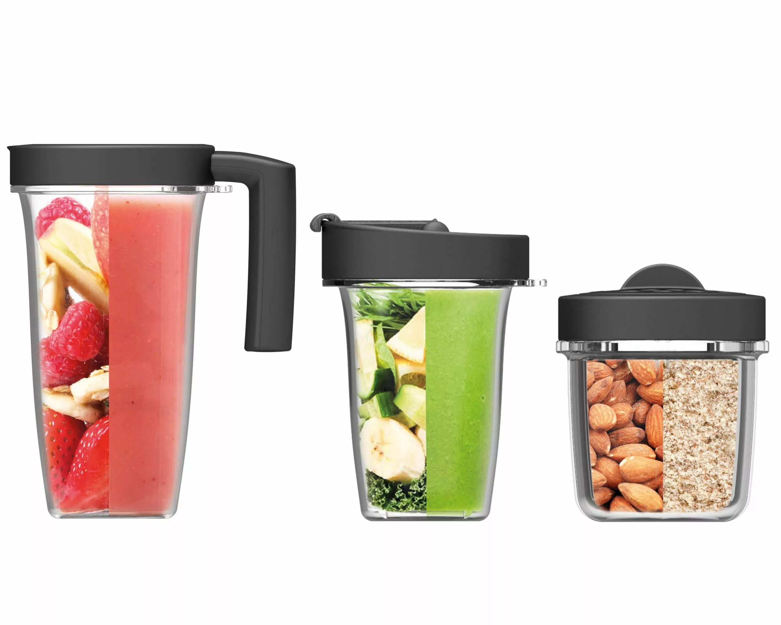 Magimix Mini Chopper Set För Mixer 3 Delar Klar / Svart 1 Magimix Mini Chopper Set För Mixer 3 Delar Klar / Svart