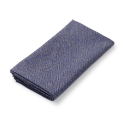 Lyngby Porcelæn Lyngby Porslin Fiskbensväv Servett Blå 45x45 Cm 4-pk