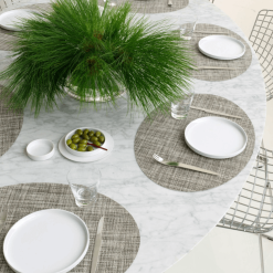 Chilewich Servis Mini Basketwave Oval Clay 4st 5 Chilewich Servis Mini Basketwave Oval Clay 4st -Köksknivar Försäljning 2022 03 09 13 40 30