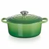 Le Creuset Rund Gryte Bambu Grön 24 Cm / 4,2L