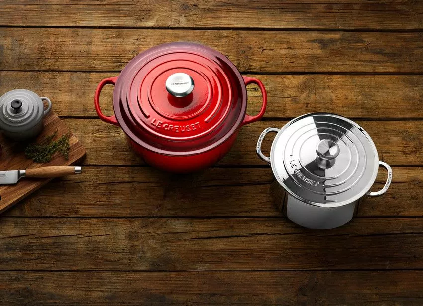 Le Creuset Kruka Med Lock 2,8 L Stål. 5 Le Creuset Kruka Med Lock 2,8 L Stål. - Bild 5