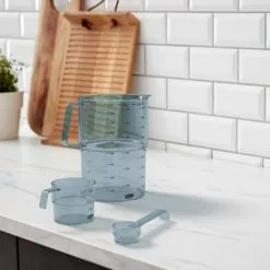 Rosti Mepal Rosti Mensura Målesett 3 Deler Dusty Blue -Köksknivar Försäljning 25893 env 1 high