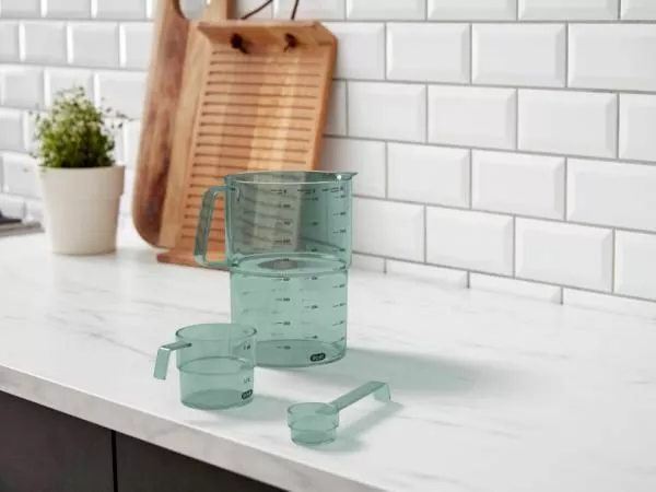 Rosti Mepal Rosti Mensura Målesett 3 Deler Nordic Green 4 Rosti Mepal Rosti Mensura Målesett 3 Deler Nordic Green - Bild 4