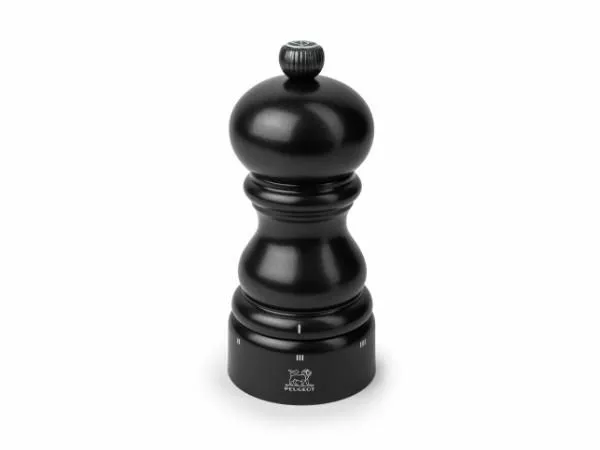 Peugeot Paris US Saltkvern Svart Satin Bøk 12cm 1 Peugeot Paris US Saltkvern Svart Satin Bøk 12cm