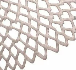 Chilewich Dahlia Porslin Gunmetal 4st