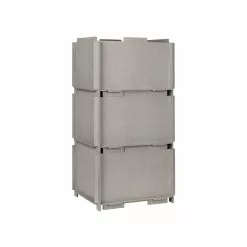 Broste Copenhagen Stacie Förvaringslåda Grå MDF