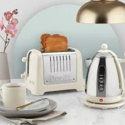 Dualit Lite Brödrost 2-skivor Canvas Vit -Köksknivar Försäljning 36376 jkt33a dpp2 canvas lifestyle print rgb