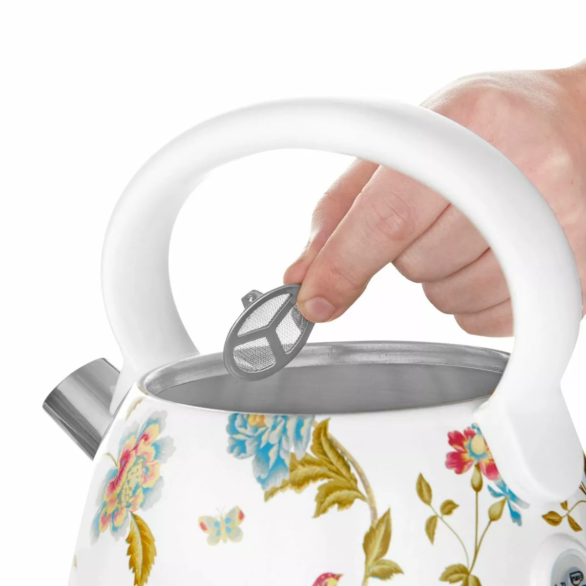 Laura Ashley Laura Ashely Vannkoker 1,7L Hvit/sølv 5 Laura Ashley Laura Ashely Vannkoker 1,7L Hvit/sølv - Bild 5