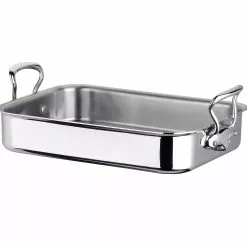 Mauviel Cook Style Långpannstål - 30 Cm