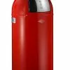 Wesco Pushboy Avfallshink Röd 50L