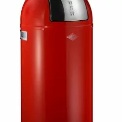 Wesco Pushboy Avfallshink Röd 50L