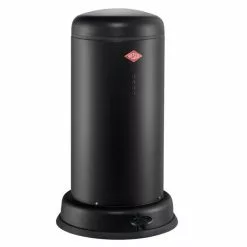 Wesco Baseboy Pedal Bucket Matt Black 20L