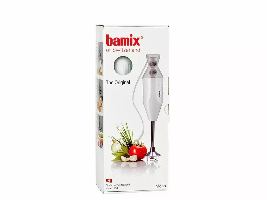 Bamix Of Switzerland Mono Stick Mixer 140 Watt Vit / Krom 2 Bamix Of Switzerland Mono Stick Mixer 140 Watt Vit / Krom - Bild 2
