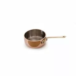 Mauviel M'150b Sautépanna Mini Kobber / Mässing - 10 Cl