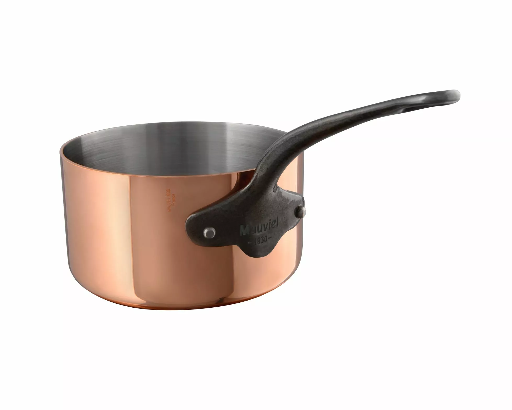 Mauviel M'250 Cuprinox Kastrull Koppar / Järn - 1,8 Liter 1 Mauviel M'250 Cuprinox Kastrull Koppar / Järn - 1,8 Liter