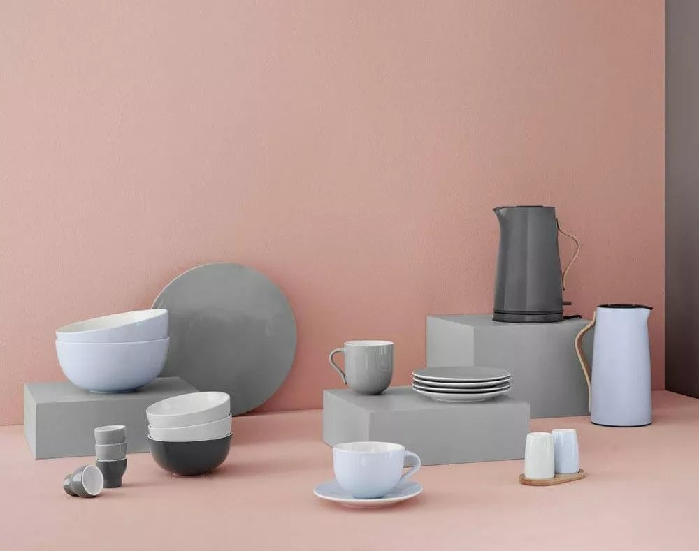 Stelton Emma Skål Storblå 1 Stelton Emma Skål Storblå