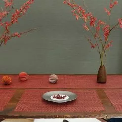 Chilewich Servis Basketweave Granatäpple 4st