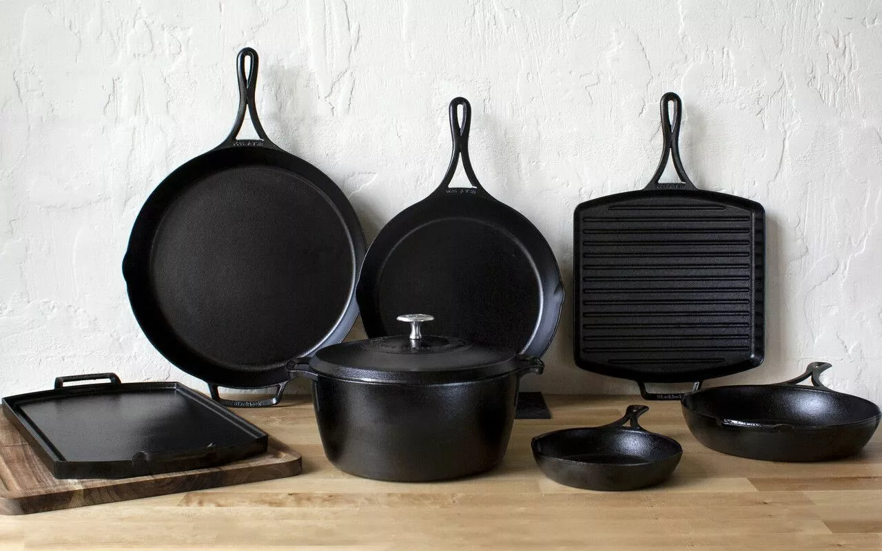 Lodge Blacklock Grillpanna I Gjutjärn 32,5 Cm 4 Lodge Blacklock Grillpanna I Gjutjärn 32,5 Cm - Bild 4