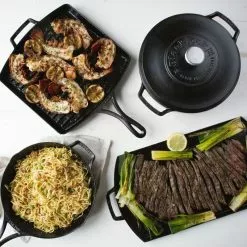 Lodge Blacklock Deep Cast Iron Pan Med Lock 26 Cm -Köksknivar Försäljning 8745scr 49a0ff6cf0b270d