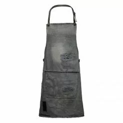 Dutchdeluxes BBQ Style Förkläde Distressed Denim Grey