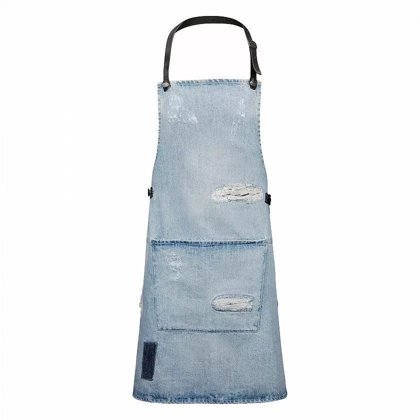 Dutchdeluxes BBQ Style Forkle Distressed Denim Washed Indigo 1 Dutchdeluxes BBQ Style Forkle Distressed Denim Washed Indigo