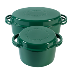 Big Green Egg Round & Oval Gryta Grön 4 + 5,2 Liter