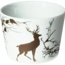 Wik & Walsøe Alveskog Brun Liten Skål / Lykta 9cm