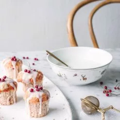 Wik & Walsøe Julemorgen Kräm Och Sockerset Med Oval Tallrik. -Köksknivar Försäljning aud blpw.jpeg 1 1