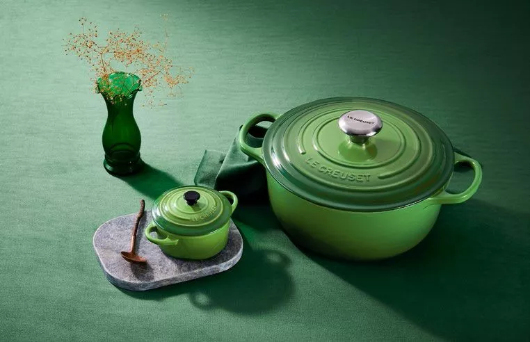 Le Creuset Heritage Fat Bamboo Green 26x19 Cm 4 Le Creuset Heritage Fat Bamboo Green 26x19 Cm - Bild 4