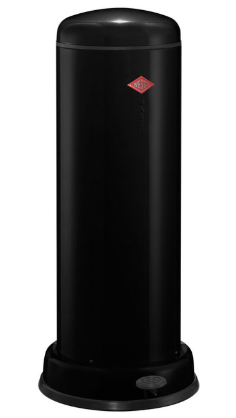 Wesco Baseboy Big Pedalbøtte Sort - 30 Liter