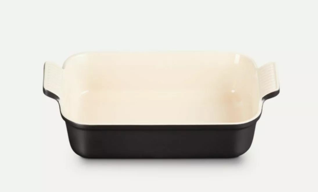 Le Creuset Rektangulært Fat Sort 26 Cm. 2 Le Creuset Rektangulært Fat Sort 26 Cm. - Bild 2