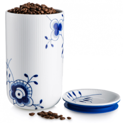 Royal Copenhagen Blå Mega Räfflad Förvaringsburk 115cl