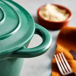 Barbary & Oak Oval Støpejernsgryte Grønn 3 L -Köksknivar Försäljning bo800252grn 05