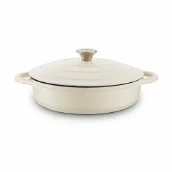 Barbary & Oak Lav Støpejernsgryte Kremhvit 28 Cm -Köksknivar Försäljning bo800253crm 02 1