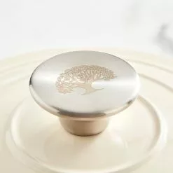 Barbary & Oak Oval Støpejernsgryte Kremhvit 3 L -Köksknivar Försäljning bo800253crm 06