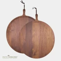 Dutchdeluxes XL Rund Fjøl Valnöt 60 Cm