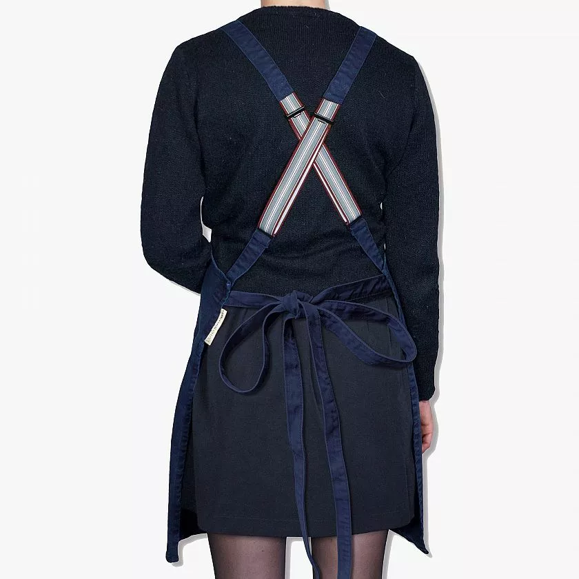 Dutchdeluxes Hängklädförkläde Canvas Mörkblå 2 Dutchdeluxes Hängklädförkläde Canvas Mörkblå - Bild 2