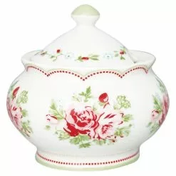GreenGate Mary Sugar Bowl White