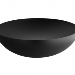 Alessi Dubbelväggskål Svart 32 Cm -Köksknivar Försäljning doublebowl32