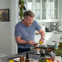 HEXCLAD By Gordon Ramsay Sett Med 3 Gryter Og 3 Lokk, Hybrid 10 HEXCLAD By Gordon Ramsay Sett Med 3 Gryter Og 3 Lokk, Hybrid -Köksknivar Försäljning dscf0699