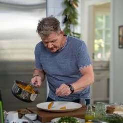 HEXCLAD By Gordon Ramsay Sett Med 3 Gryter Og 3 Lokk, Hybrid 11 HEXCLAD By Gordon Ramsay Sett Med 3 Gryter Og 3 Lokk, Hybrid -Köksknivar Försäljning dscf0966