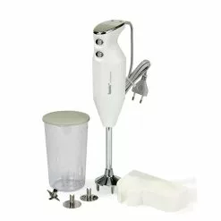 Bamix Of Switzerland Mono Stick Mixer 140 Watt Vit / Krom