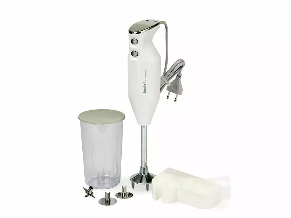 Bamix Of Switzerland Mono Stick Mixer 140 Watt Vit / Krom 1 Bamix Of Switzerland Mono Stick Mixer 140 Watt Vit / Krom