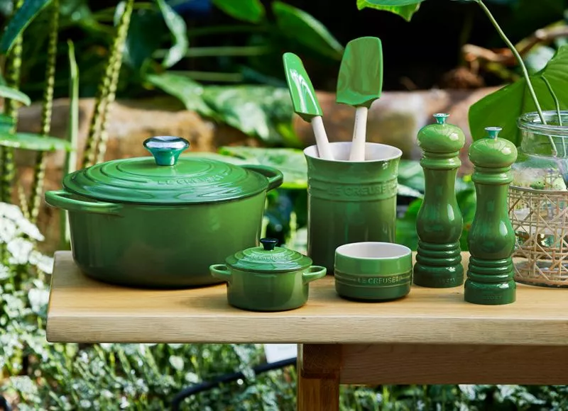 Le Creuset Buffetgryte Bambu Grön 30 Cm 3,5 L 3 Le Creuset Buffetgryte Bambu Grön 30 Cm 3,5 L - Bild 3