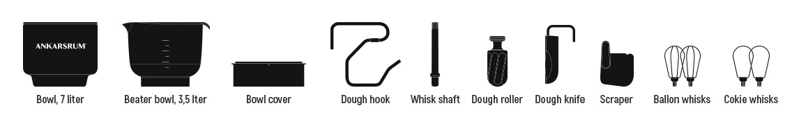 Ankarsrum Köksmaskin Assistent Original Creme Light 4 Ankarsrum Köksmaskin Assistent Original Creme Light - Bild 4