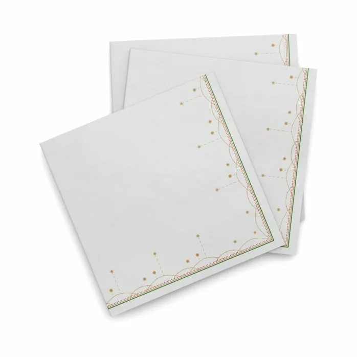 Wik & Walsøe Julmorgonservett Med Kransar 33x33 Cm 1 Wik & Walsøe Julmorgonservett Med Kransar 33x33 Cm