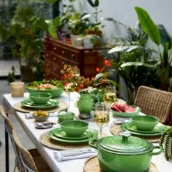 Le Creuset Grillpanna Bambu Grön 26 Cm -Köksknivar Försäljning lc 20201221 uk ls yc bamboocoll2021 074