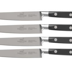 Lion Sabatier Licorne Steak Knife Full Forged Steel / Black - 4 St.